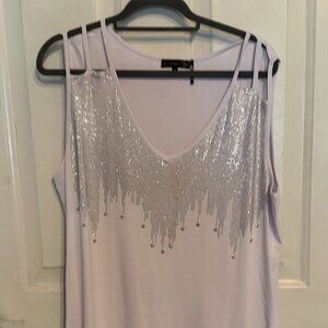 White Sleeveless Top